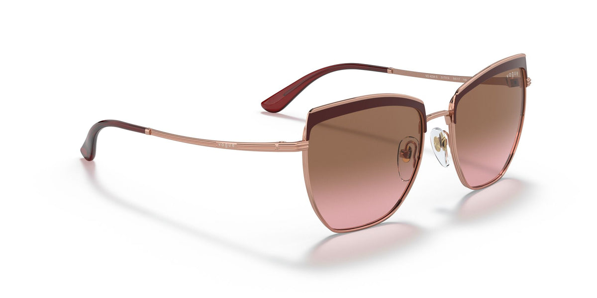 Vogue 0VO4234S 517014 54 Top Bordeaux/Rose Gold/ Pink Gradient Brown 54 / Plastic / Metal
