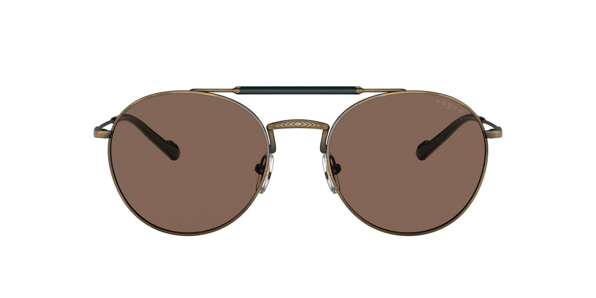 Vogue VO 4240S Gold Antique / Dark Brown 54 / Plastic / Metal