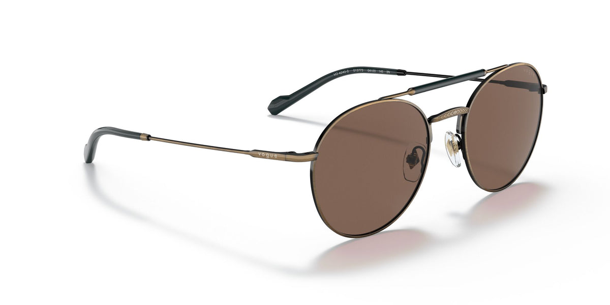 Vogue VO 4240S Gold Antique / Dark Brown 54 / Plastic / Metal