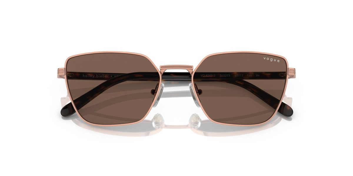 Vogue VO 4245S Rose Gold / Dark Brown 53 / Plastic / Plastic