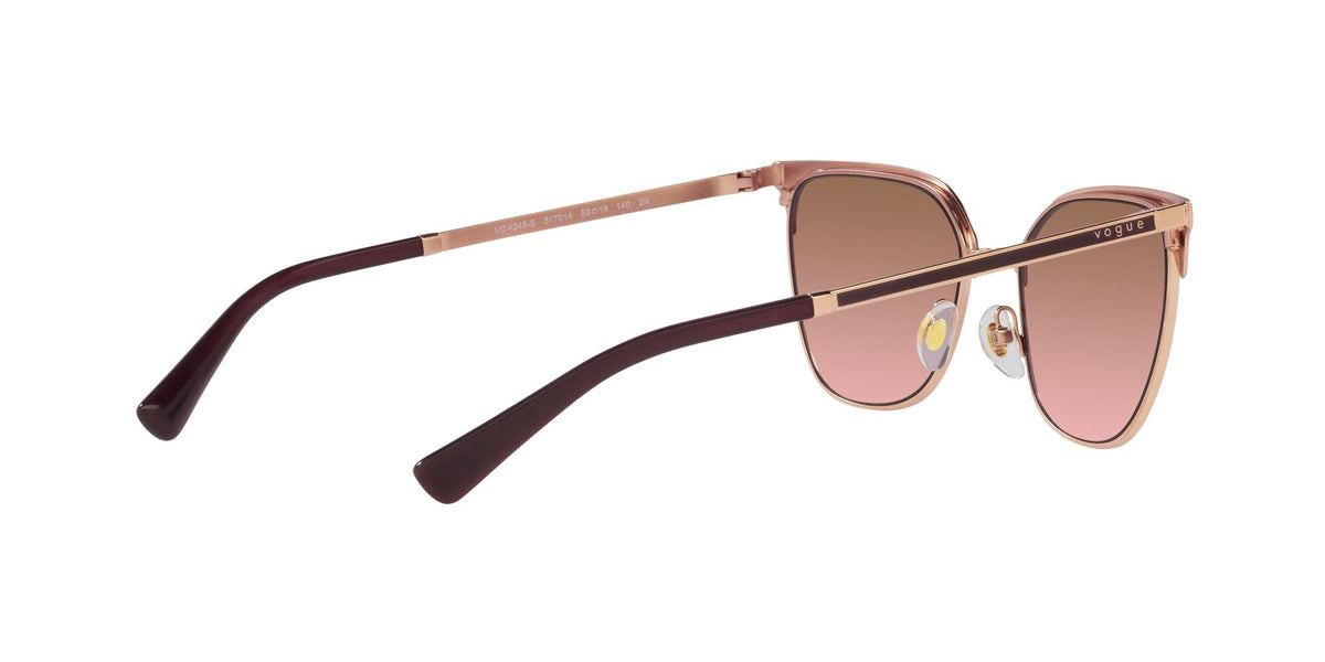 Vogue 0VO4248S 517014 53 Top Bordeaux/Rose Gold/ Pink Gradient Brown 53 / Plastic / Metal