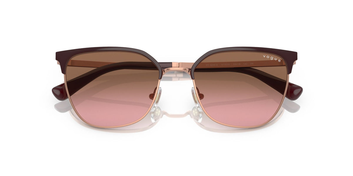 Vogue 0VO4248S 517014 53 Top Bordeaux/Rose Gold/ Pink Gradient Brown 53 / Plastic / Metal