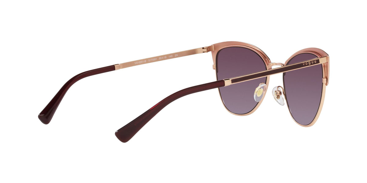 Vogue 0VO4251S 51708H 55 Top Bordeaux/Rose Gold/ Gradient Violet 55 / Plastic / Metal