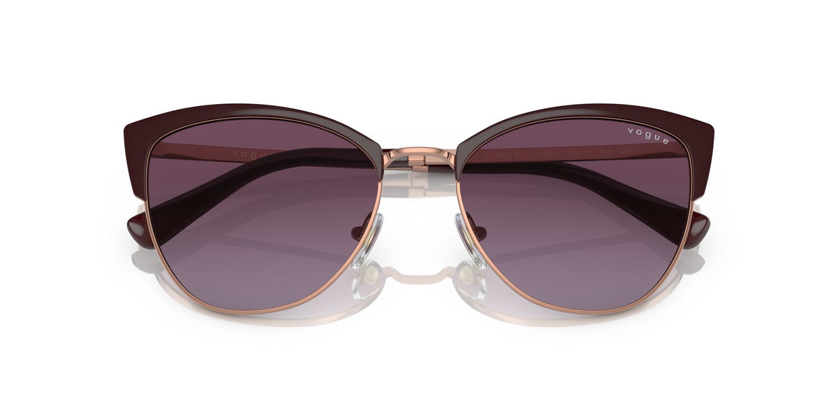 Vogue 0VO4251S 51708H 55 Top Bordeaux/Rose Gold/ Gradient Violet 55 / Plastic / Metal