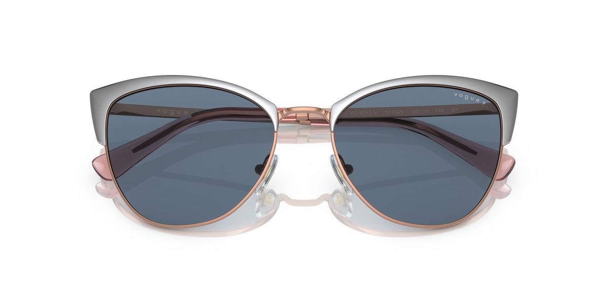 Vogue VO 4251S Top Silver/Rose Gold / Polar Dark Blue 55 / Plastic / Metal