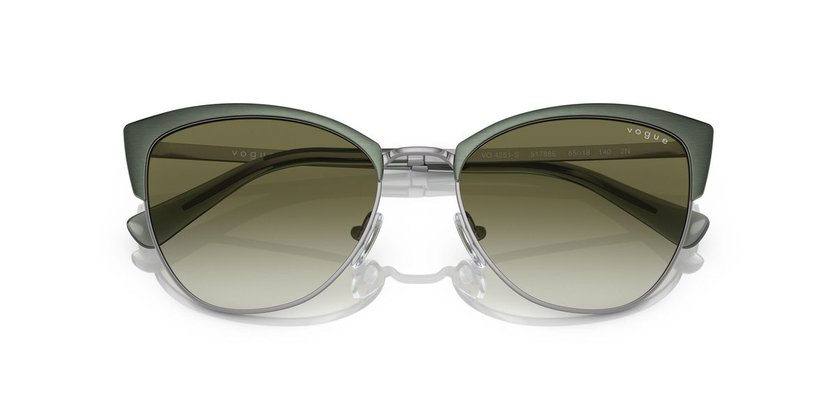 Vogue VO 4251S Top Brushed Green/Gunmetal / Gradient Green 55 / Plastic / Metal