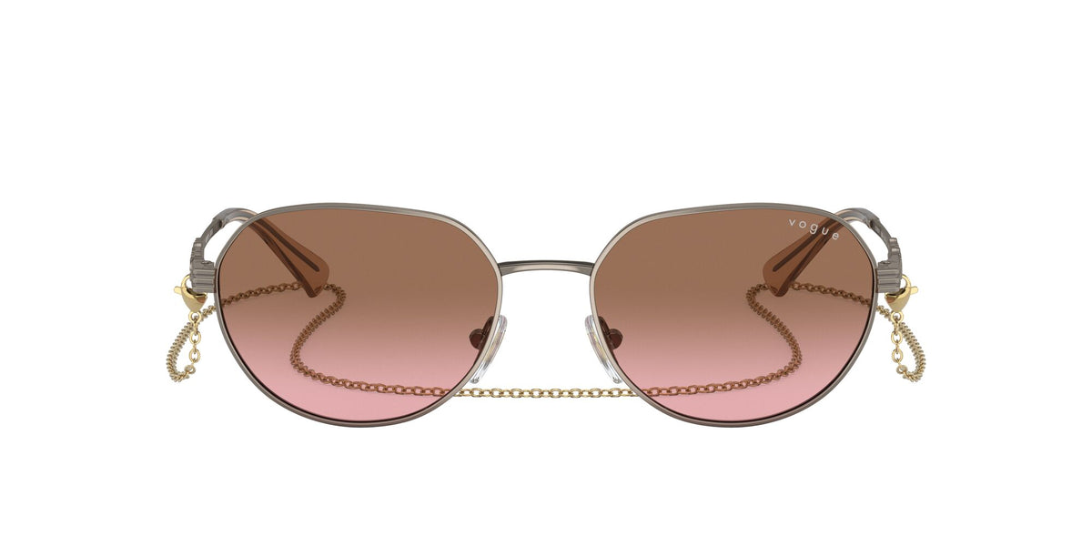 Vogue 0VO4254S 513814 51 Light Brown/ Pink Gradient Brown 51 / Polycarbonate / Metal / Metal