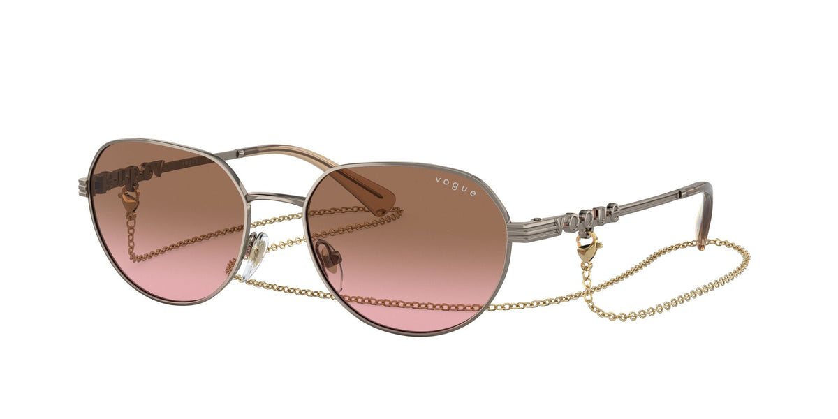 Vogue 0VO4254S 513814 51 Light Brown/ Pink Gradient Brown 51 / Polycarbonate / Metal / Metal