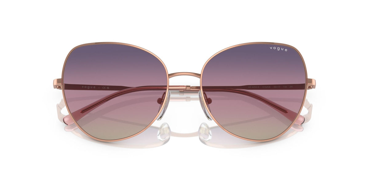 Vogue 0VO4255S 5152U6 56 Rose Gold/ Tri-Gradient Brown/Violet/Blue 56 / Plastic / Metal