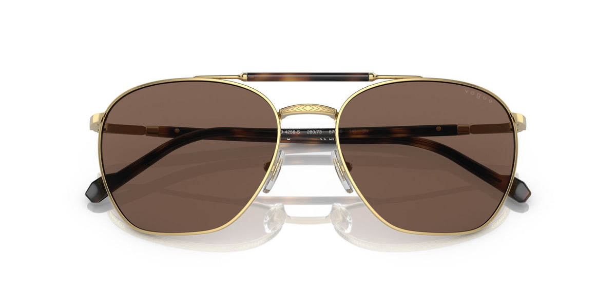 Vogue 0VO4256S 280/73 57 Gold/ Dark Brown 57 / Plastic / Plastic