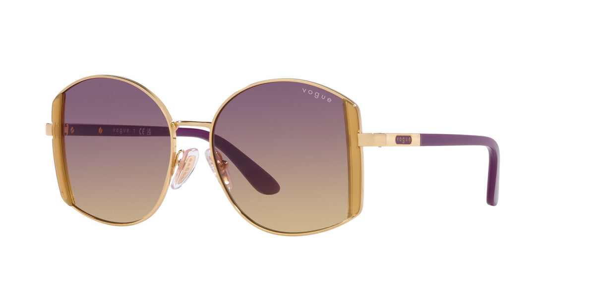 Vogue 0VO4267S 280/70 53 Gold/ Yellow Gradient Violet 53 / Polycarbonate / Metal / Metal