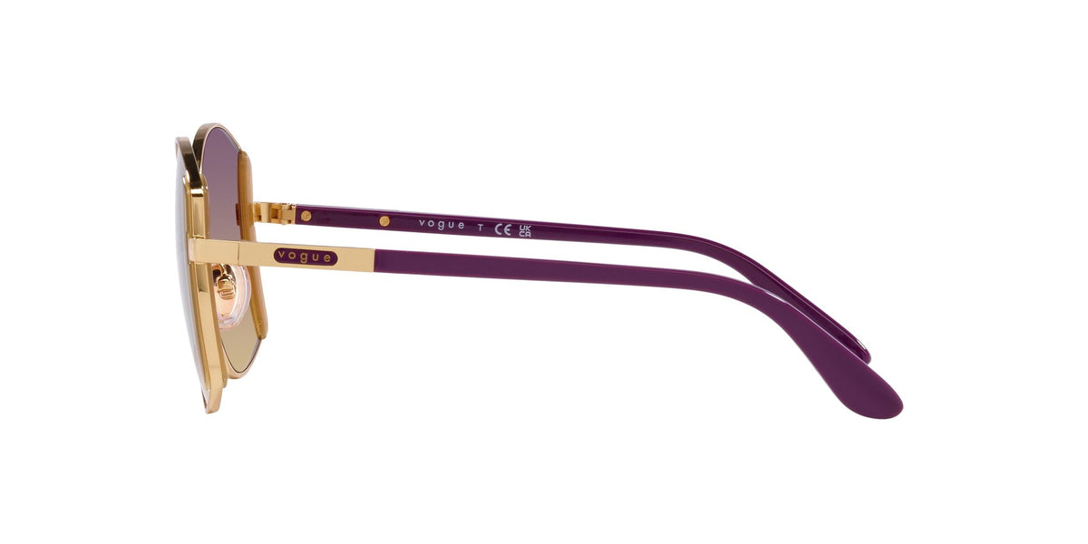 Vogue 0VO4267S 280/70 53 Gold/ Yellow Gradient Violet 53 / Polycarbonate / Metal / Metal