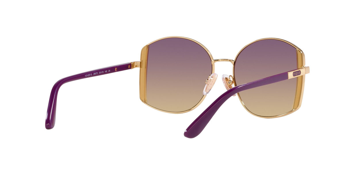 Vogue 0VO4267S 280/70 53 Gold/ Yellow Gradient Violet 53 / Polycarbonate / Metal / Metal