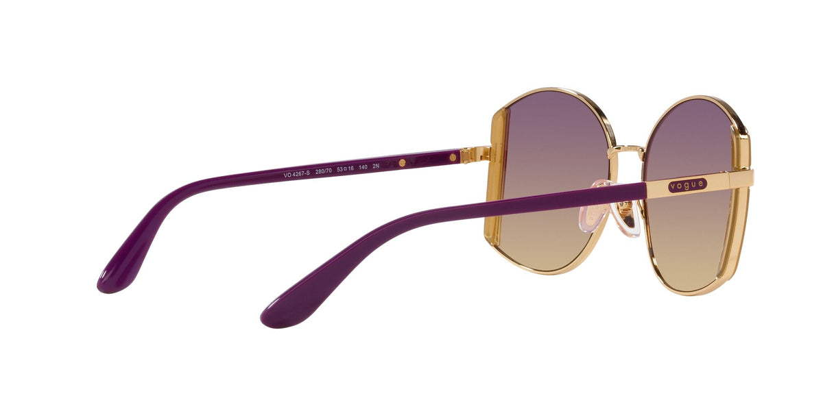 Vogue 0VO4267S 280/70 53 Gold/ Yellow Gradient Violet 53 / Polycarbonate / Metal / Metal
