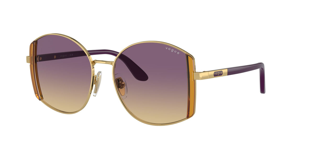Vogue 0VO4267S 280/70 53 Gold/ Yellow Gradient Violet 53 / Polycarbonate / Metal / Metal