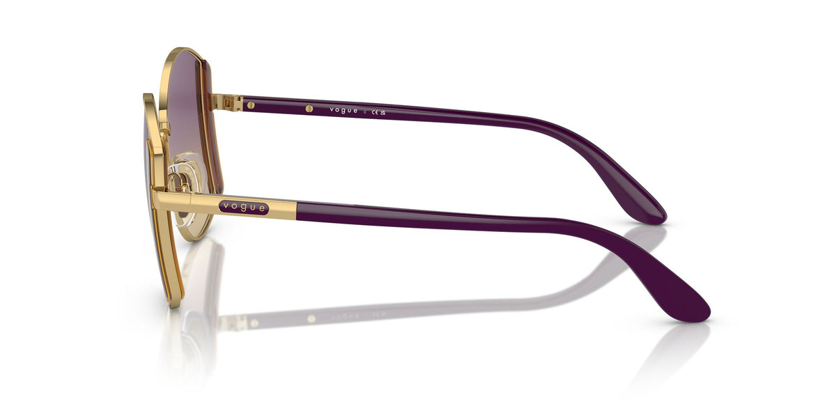 Vogue 0VO4267S 280/70 53 Gold/ Yellow Gradient Violet 53 / Polycarbonate / Metal / Metal