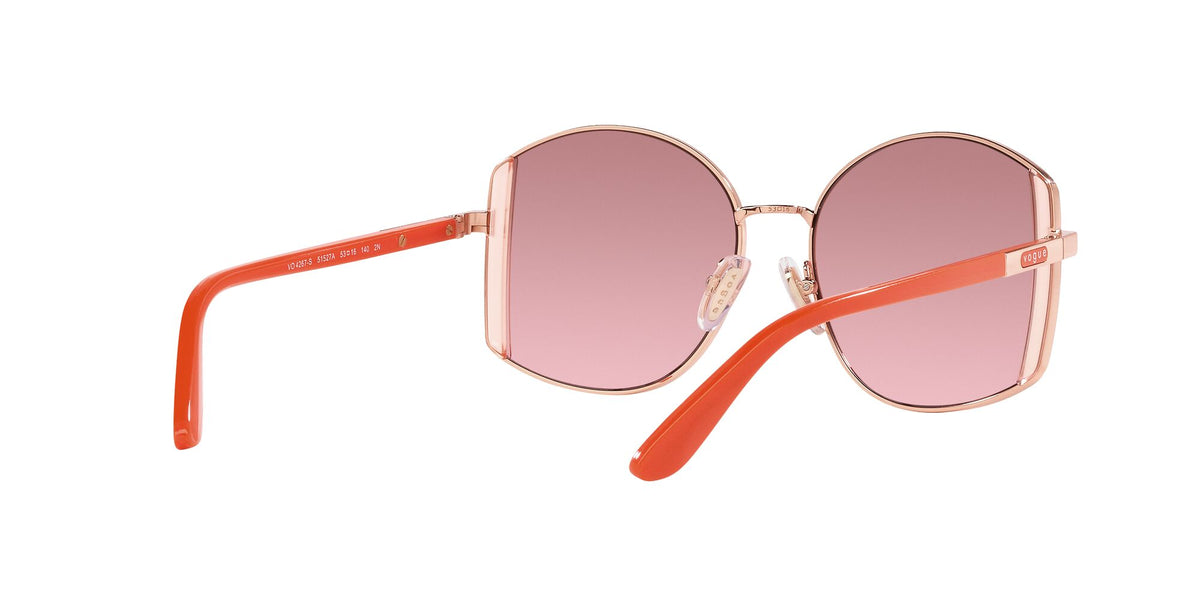 Vogue 0VO4267S 51527A 53 Rose Gold/ Violet Mirror Silver Gradient 53 / Polycarbonate / Metal / Metal