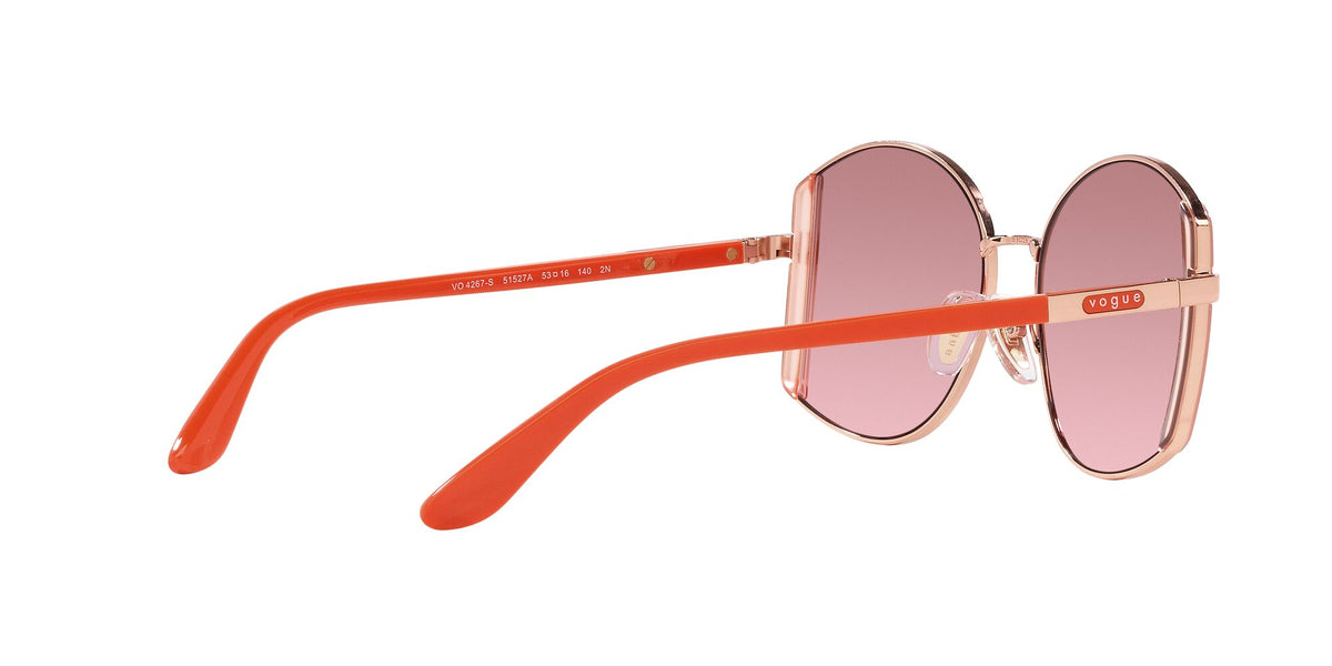 Vogue 0VO4267S 51527A 53 Rose Gold/ Violet Mirror Silver Gradient 53 / Polycarbonate / Metal / Metal