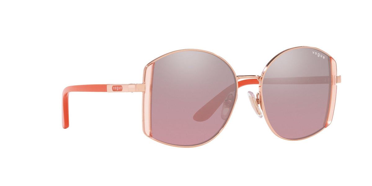 Vogue 0VO4267S 51527A 53 Rose Gold/ Violet Mirror Silver Gradient 53 / Polycarbonate / Metal / Metal