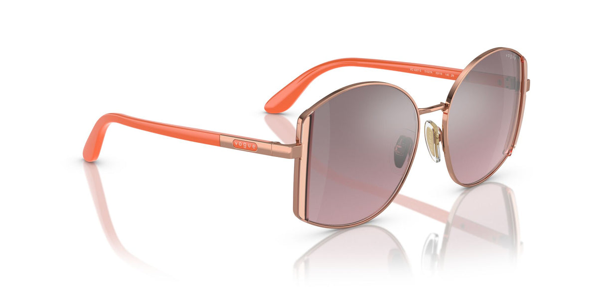 Vogue 0VO4267S 51527A 53 Rose Gold/ Violet Mirror Silver Gradient 53 / Polycarbonate / Metal / Metal