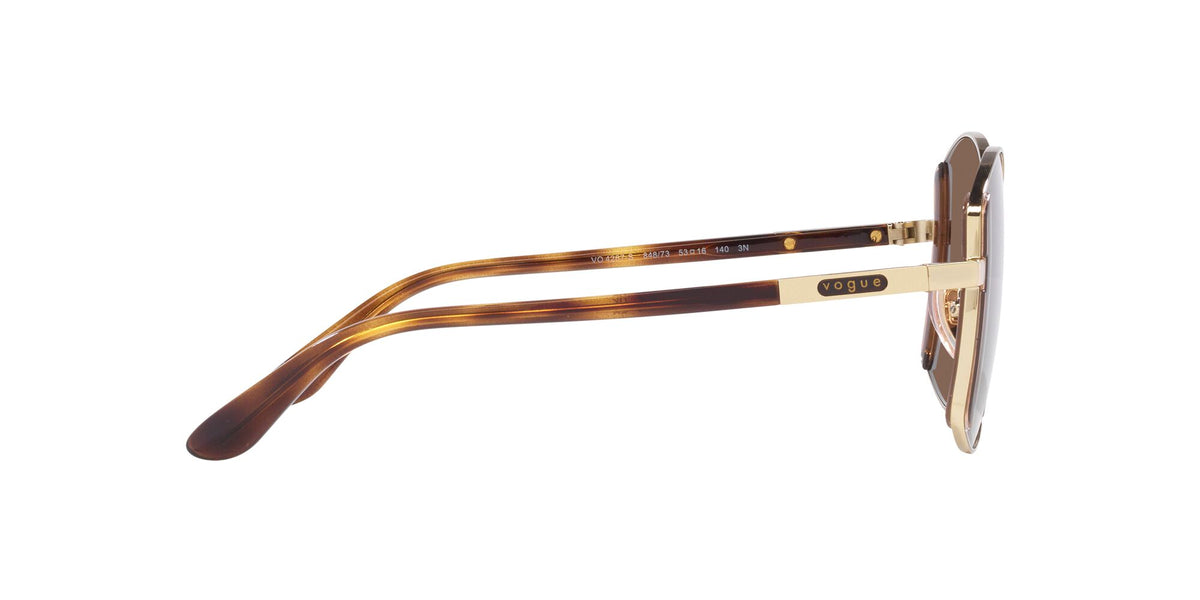 Vogue 0VO4267S 848/73 53 Pale Gold/ Dark Brown 53 / Polycarbonate / Metal / Metal