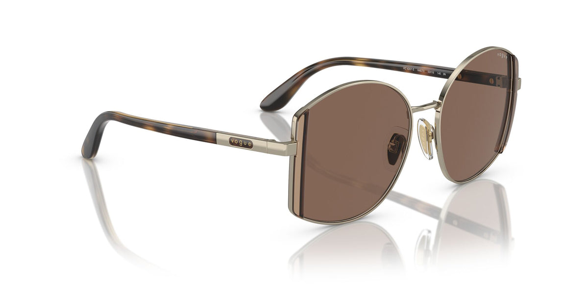 Vogue 0VO4267S 848/73 53 Pale Gold/ Dark Brown 53 / Polycarbonate / Metal / Metal