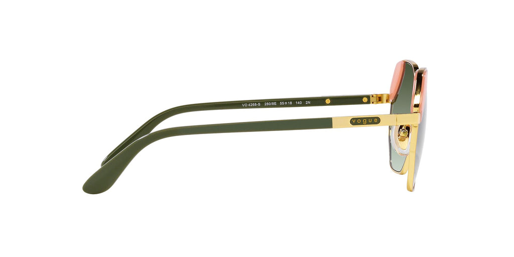 Vogue 0VO4268S 280/8E 55 Gold/ Green Gradient 55 / Polycarbonate / Metal / Metal