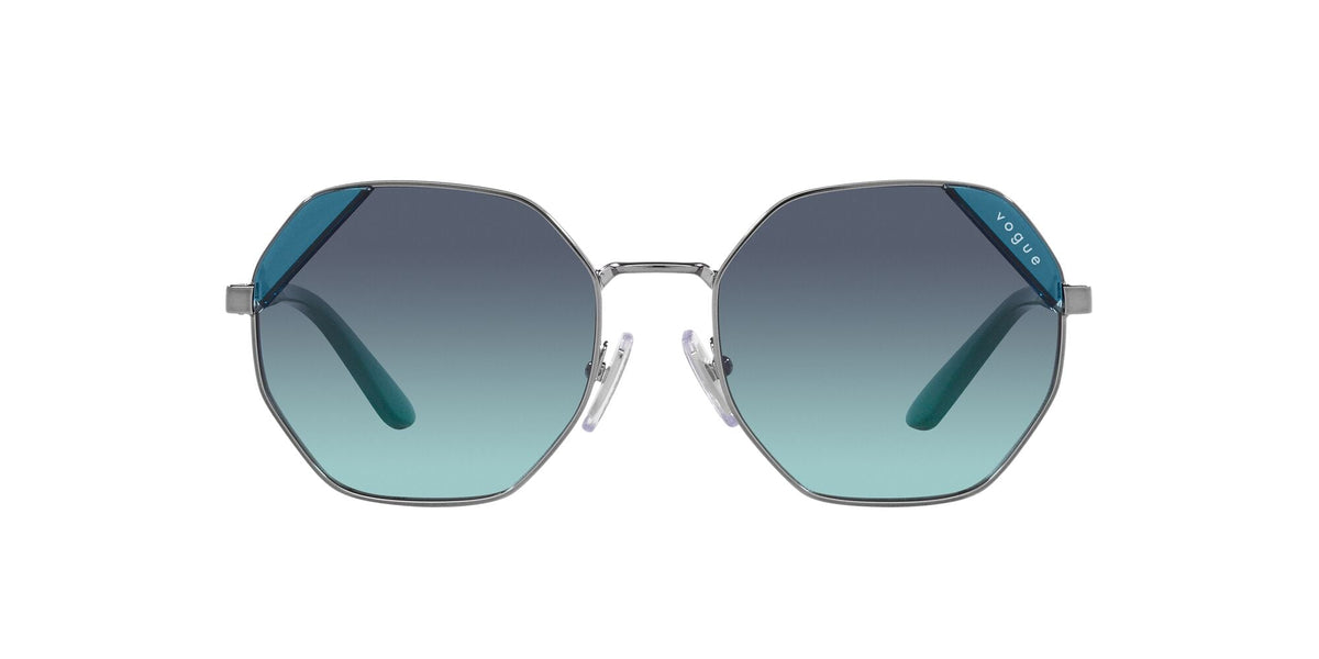 Vogue 0VO4268S 548/4S 55 Gunmetal/ Azure Gradient Dark Blue - Blue Star Eyewear