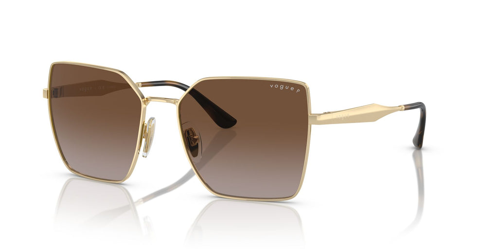 Vogue 0VO4284S 848/T5 56 Pale Gold/ Gradient Brown Polarised 56 / Polycarbonate / Metal / Metal