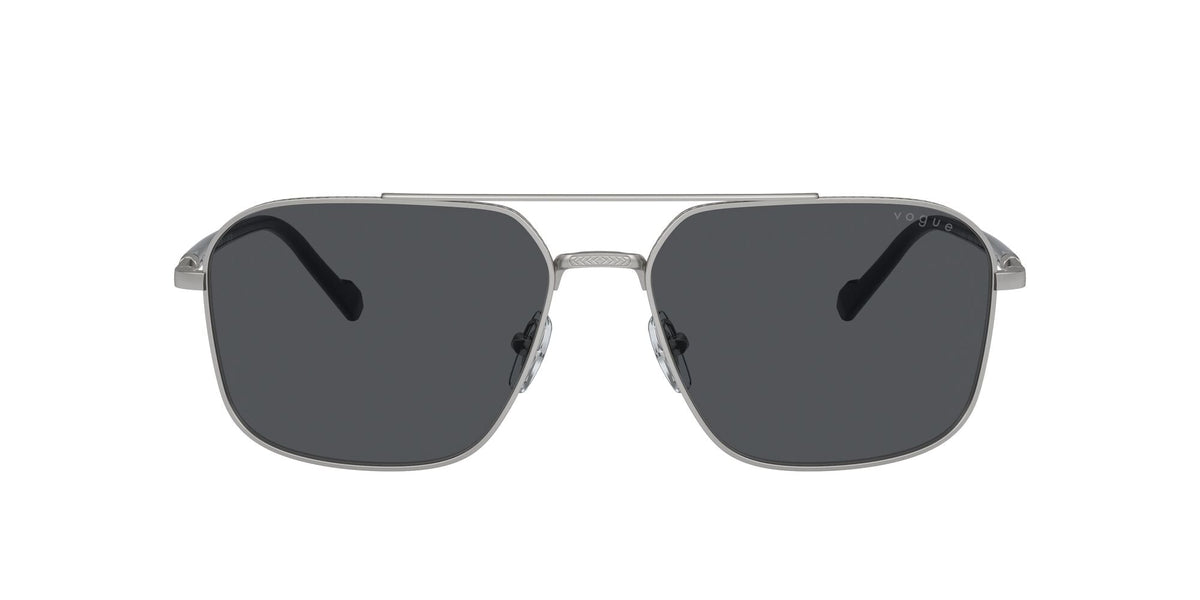 Vogue 0VO4289S 323S87 59 Matte Silver/ Dark Grey - Blue Star Eyewear