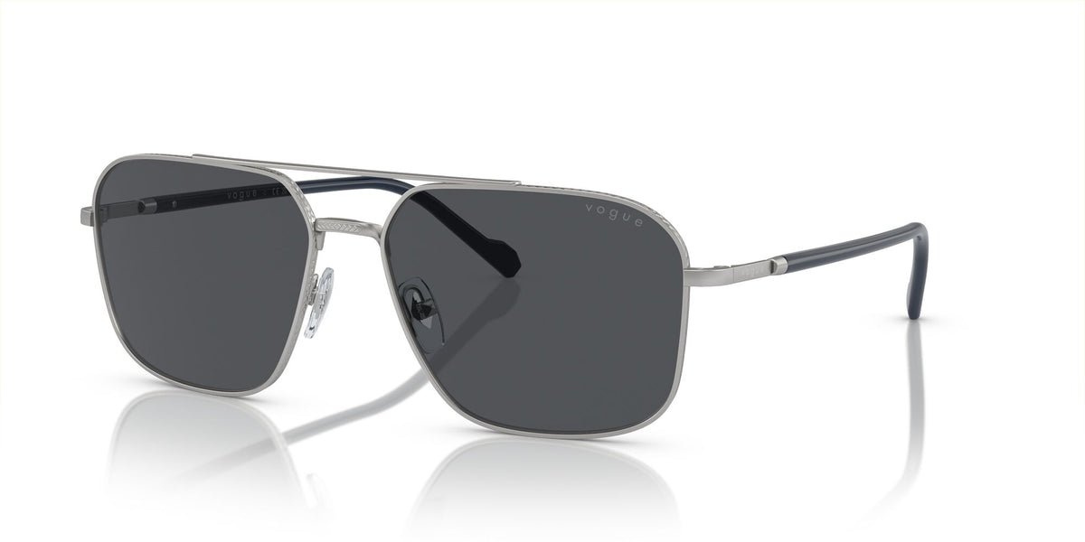 Vogue 0VO4289S 323S87 59 Matte Silver/ Dark Grey 59 / Polycarbonate / Metal / Metal