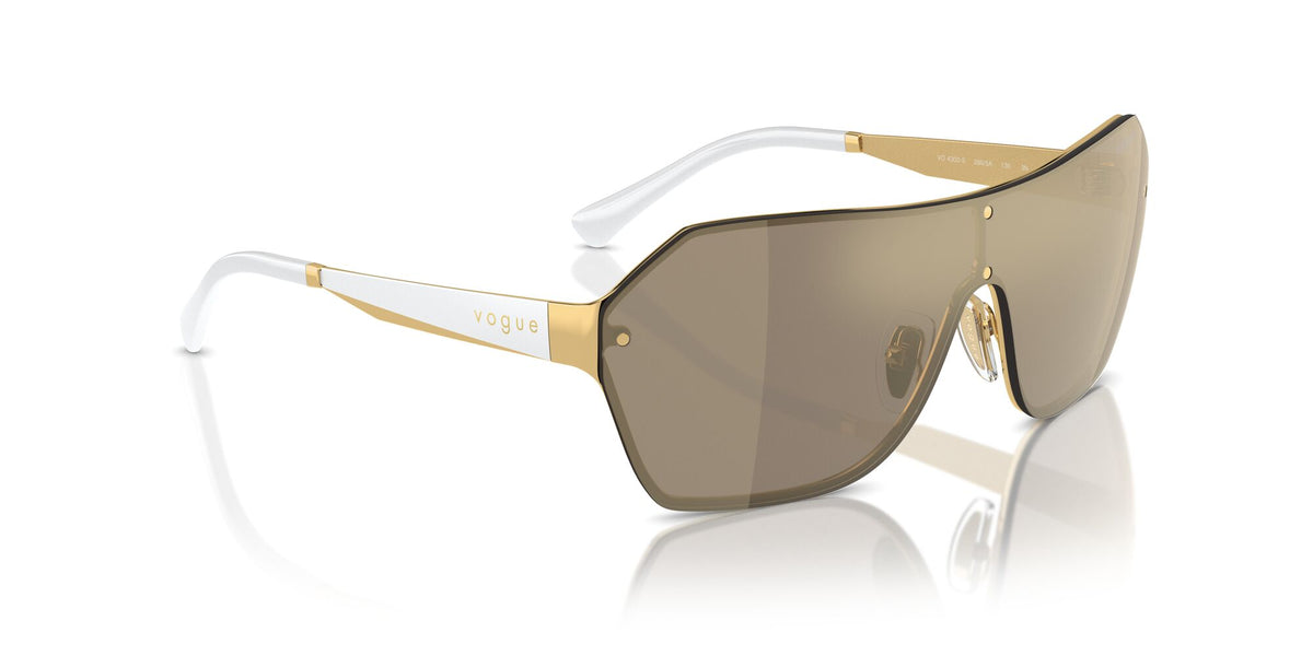 Vogue 0VO4302S 280/5A 41 Gold/ Light Brown Mirror Gold