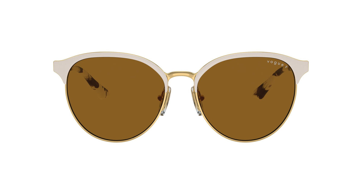 Vogue 0VO4303S 996S83 56 Top Matte Beige/Gold/ Dark Brown Polarised