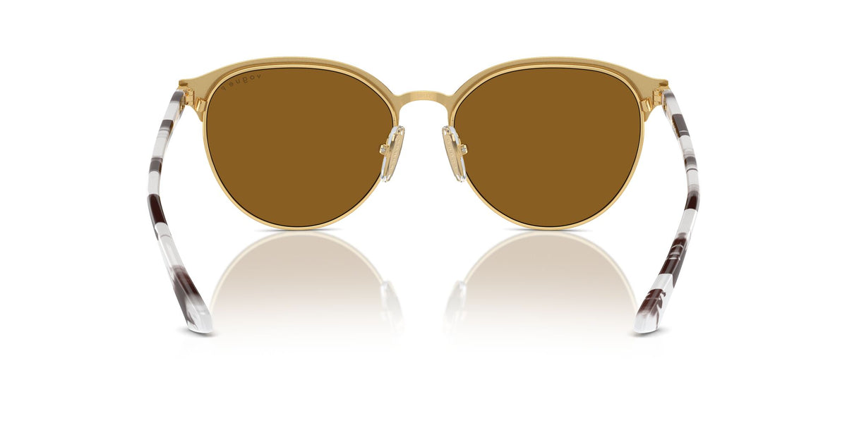 Vogue 0VO4303S 996S83 56 Top Matte Beige/Gold/ Dark Brown Polarised