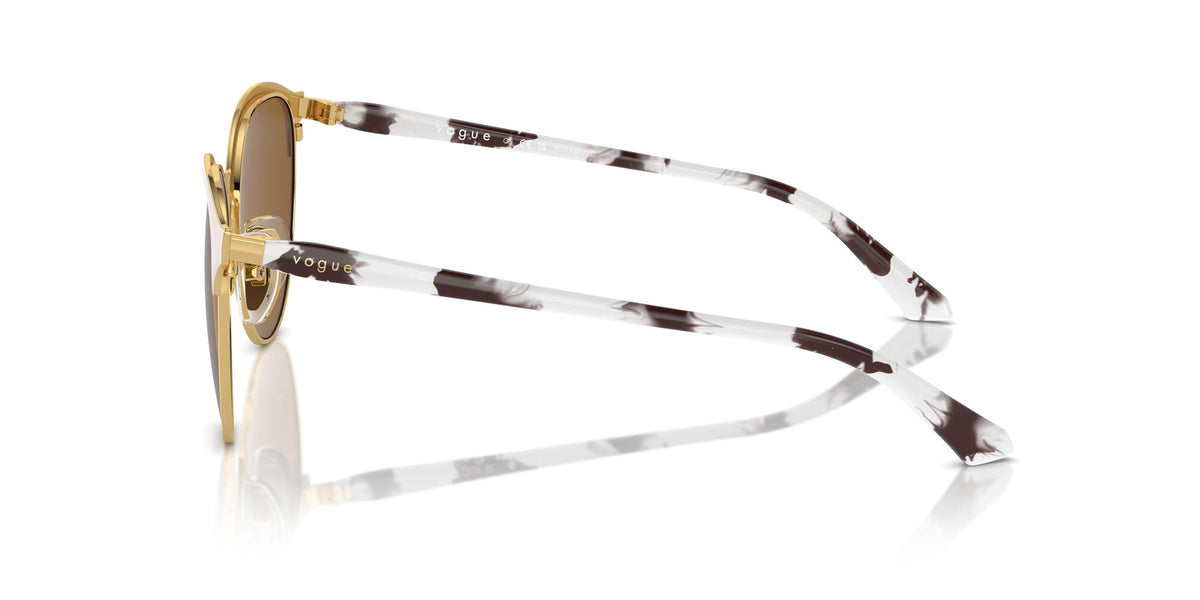 Vogue 0VO4303S 996S83 56 Top Matte Beige/Gold/ Dark Brown Polarised