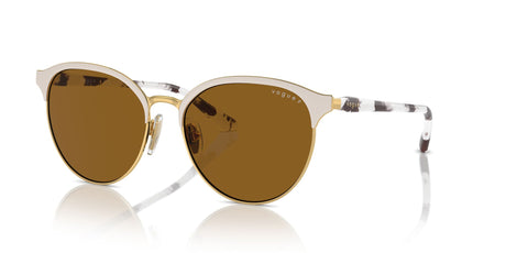 Vogue 0VO4303S 996S83 56 Top Matte Beige/Gold/ Dark Brown Polarised