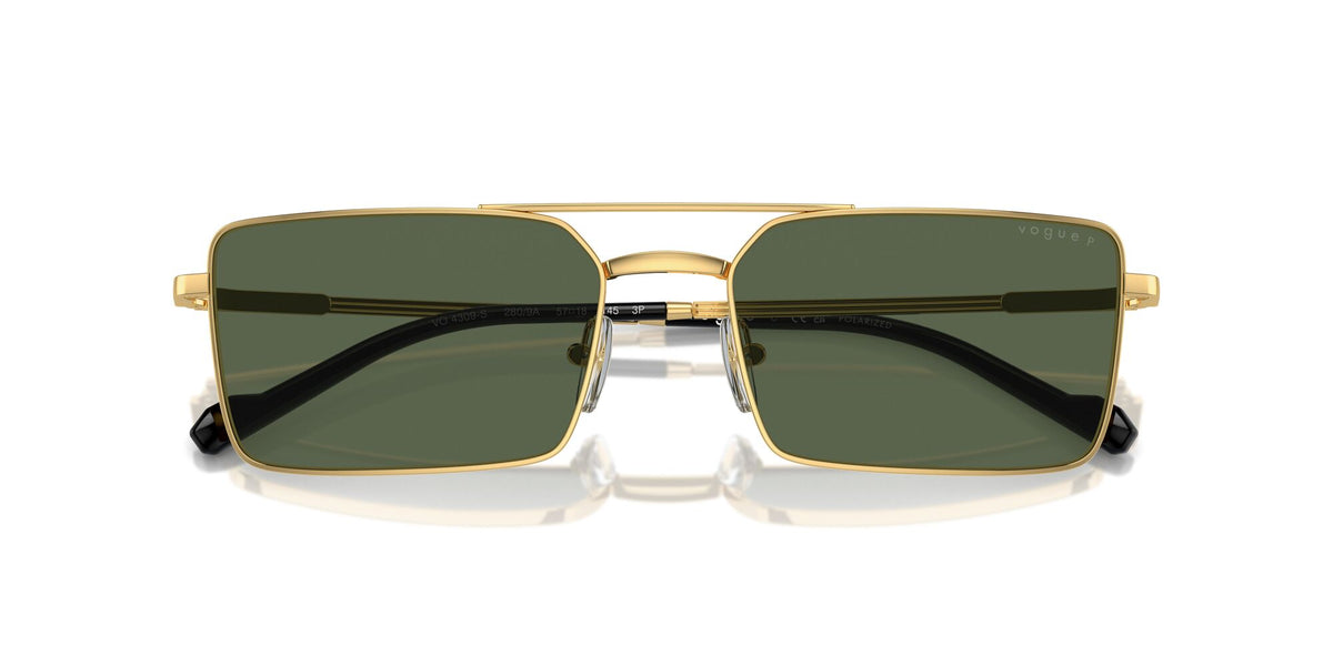 Vogue 0VO4309S 280/9A 55 Gold/ Dark Green Polarised