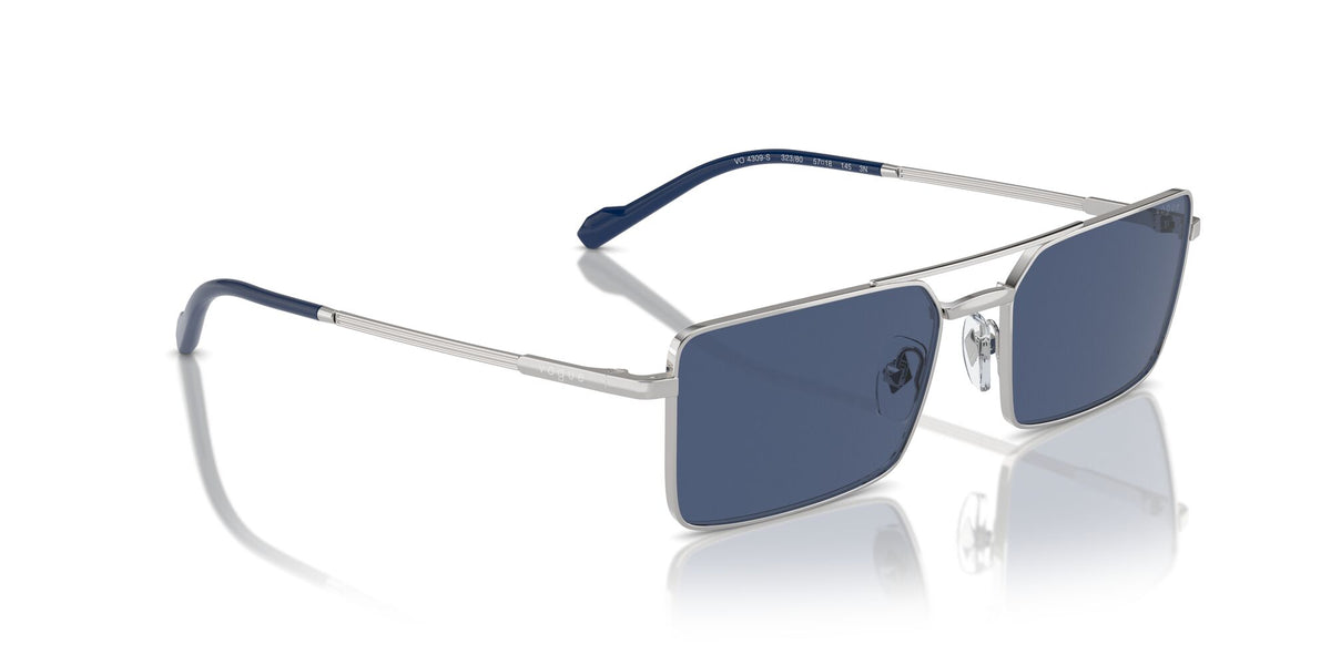 Vogue 0VO4309S 323/80 57 Silver/ Dark Blue