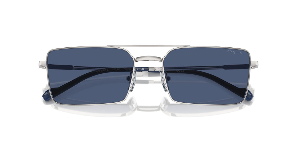 Vogue 0VO4309S 323/80 57 Silver/ Dark Blue