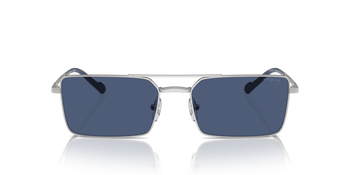 Vogue 0VO4309S 323/80 57 Silver/ Dark Blue