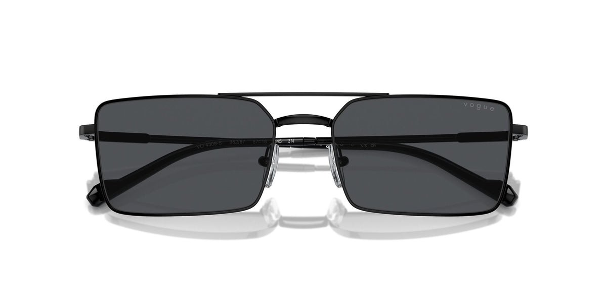 Vogue 0VO4309S 352/87 55 Black/ Dark Grey