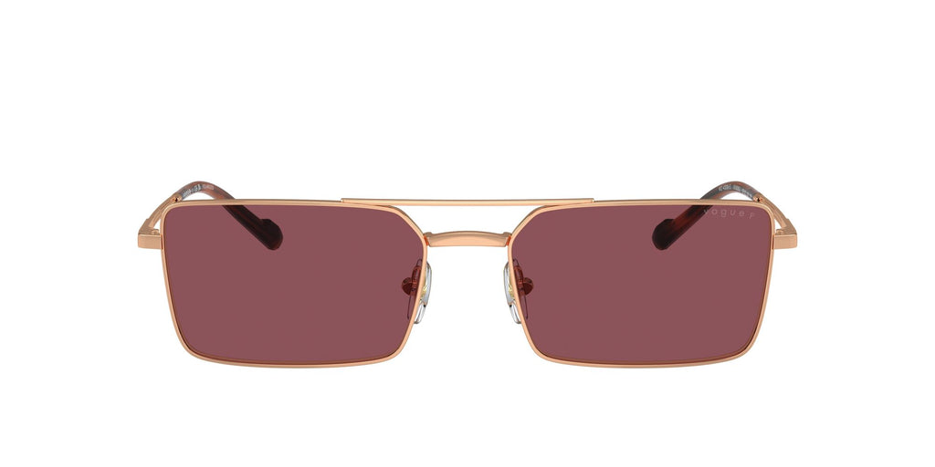 Vogue 0VO4309S 51525Q 57 Rose Gold/ Purple Polarised