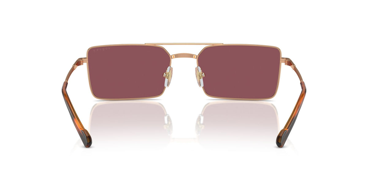 Vogue 0VO4309S 51525Q 55 Rose Gold/ Purple Polarised