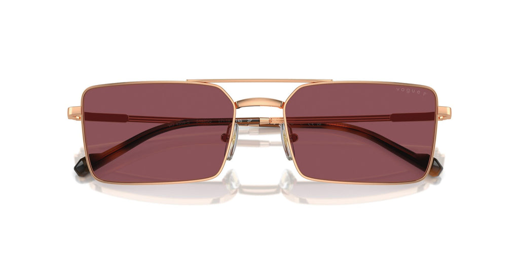 Vogue 0VO4309S 51525Q 57 Rose Gold/ Purple Polarised