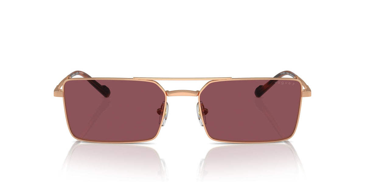 Vogue 0VO4309S 51525Q 57 Rose Gold/ Purple Polarised