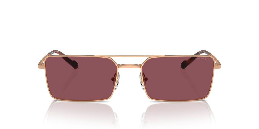 Vogue 0VO4309S 51525Q 57 Rose Gold/ Purple Polarised