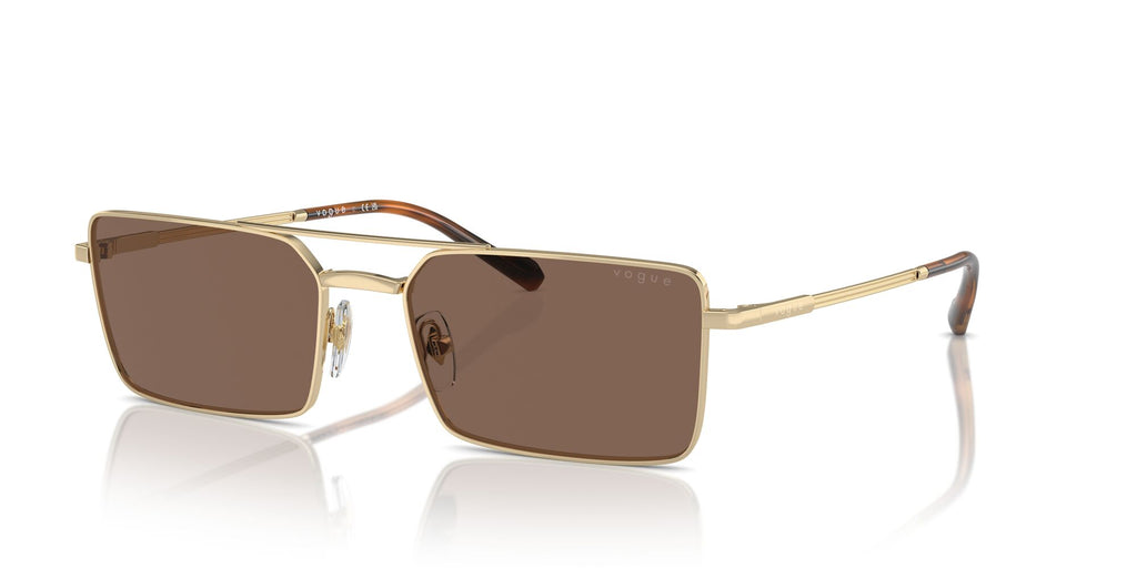 Vogue 0VO4309S 848/73 57 Pale Gold/ Dark Brown