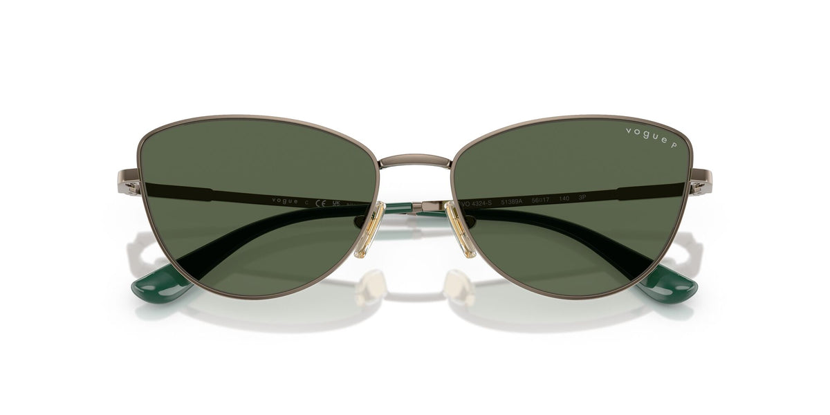Vogue  0VO4324S 51389A 56 Light Brown/ Dark Green Polar