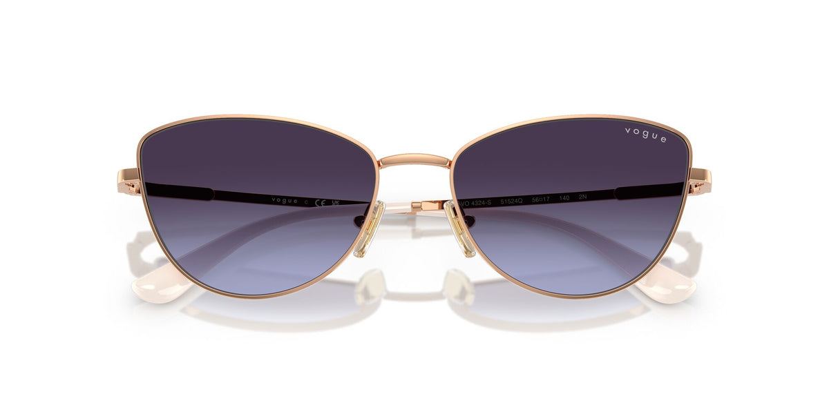 Vogue  0VO4324S 51524Q 56 Rose Gold/ Violet Gradient Grey