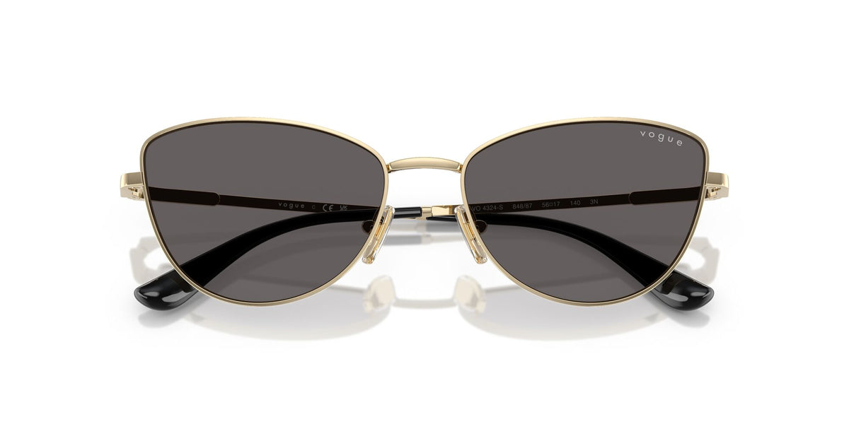 Vogue  0VO4324S 848/87 56 Pale Gold/ Black Smoke
